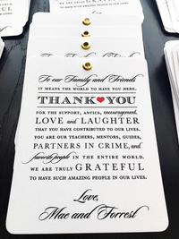 Wedding Tags-Thank You Tags-Guest Bag Tags