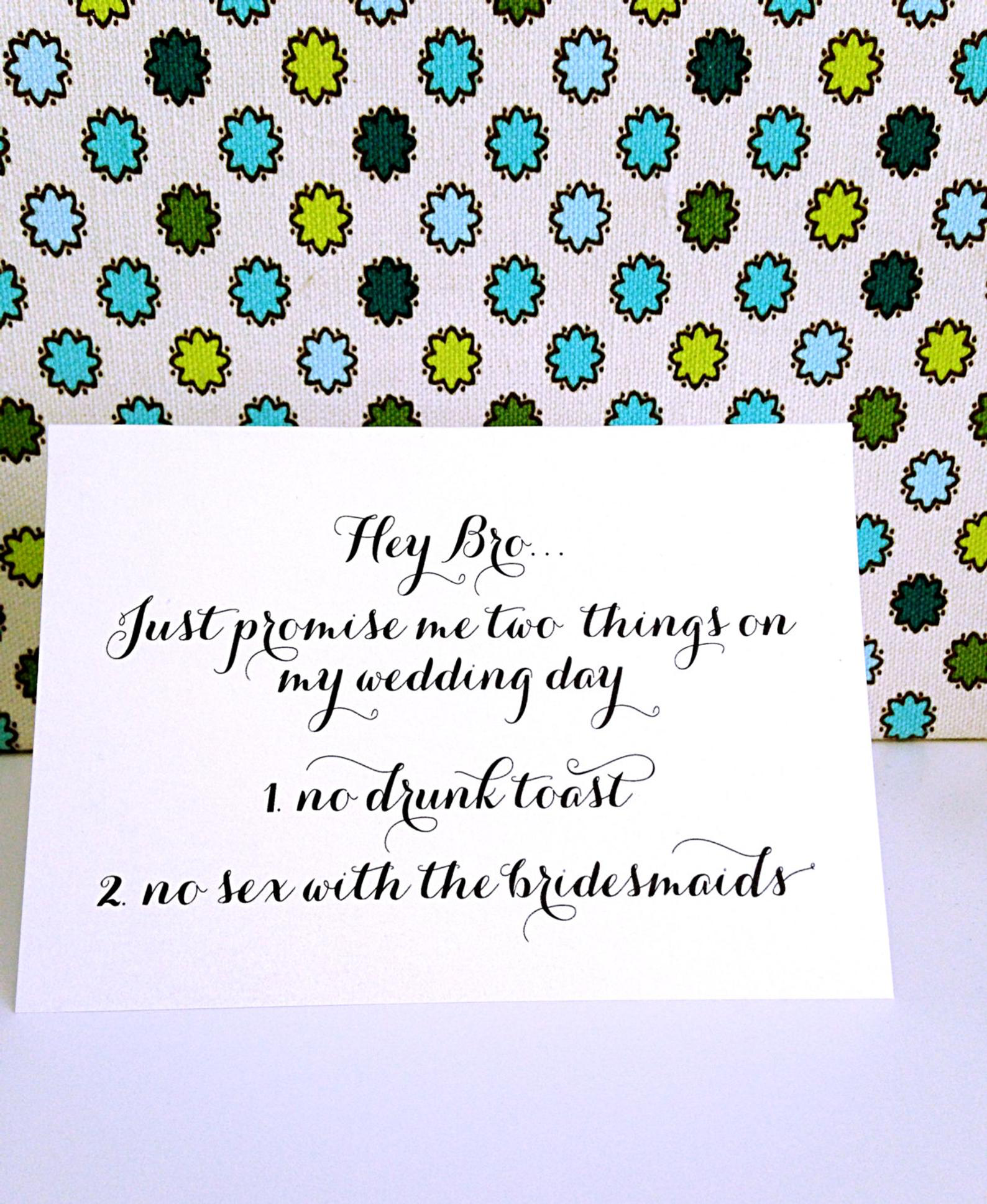 Groomsmen Cards - Best Man Gift - Bridal Party Cards