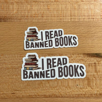 I Read Banned Books Sticker