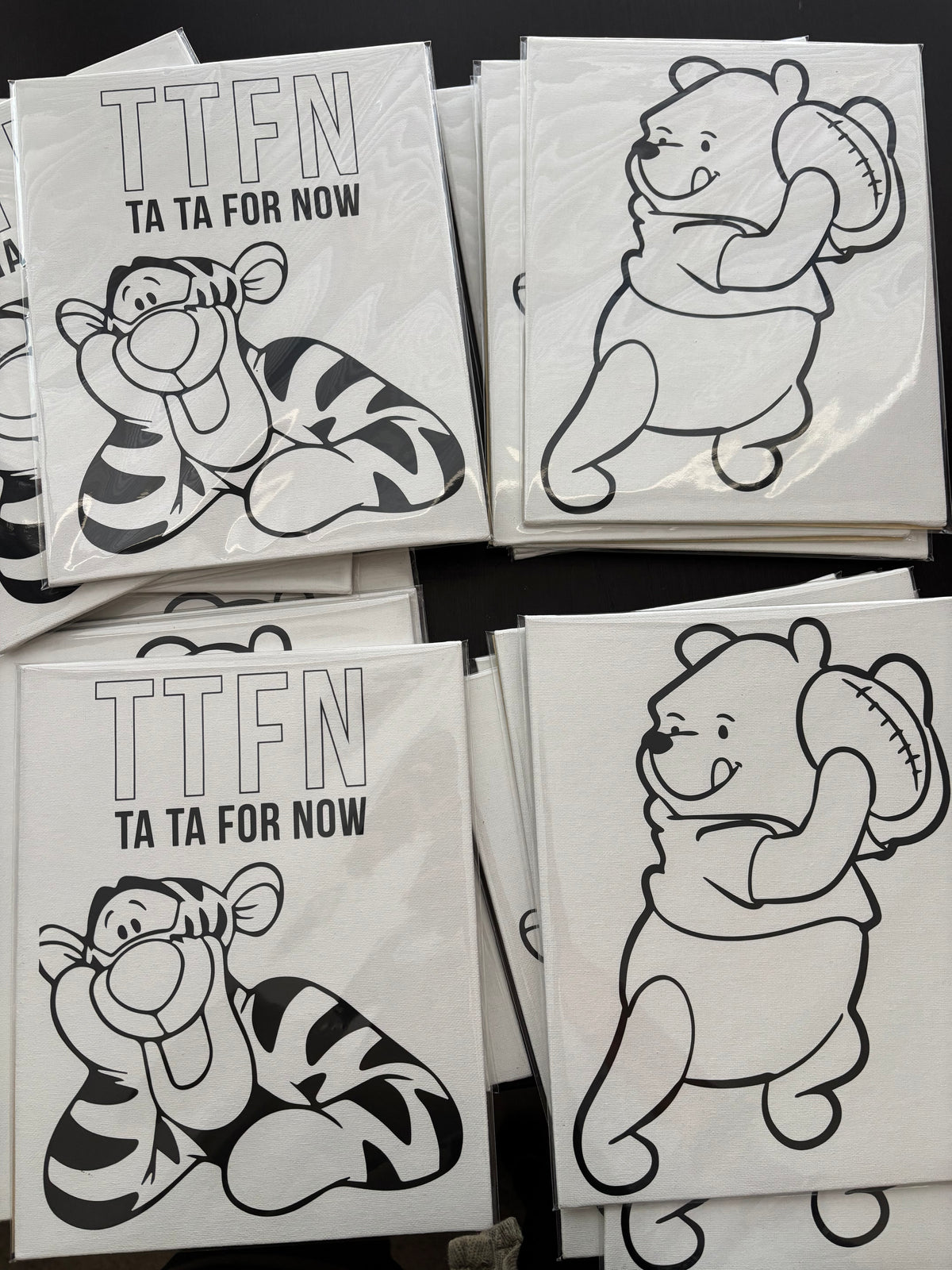 Winnie the Pooh Paint Canvas