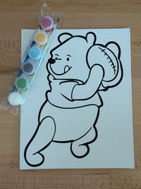 Winnie the Pooh Paint Canvas