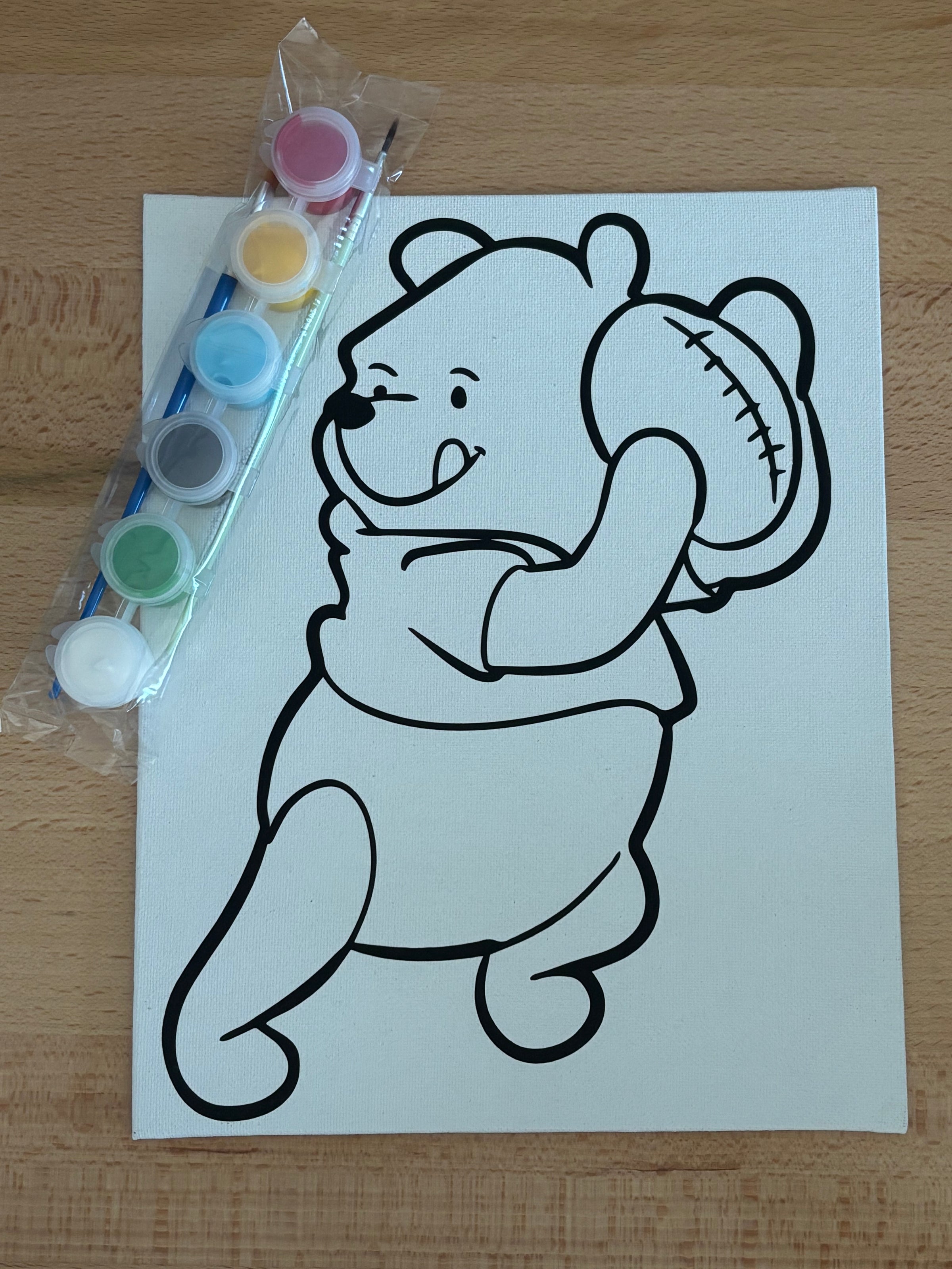 Winnie the Pooh Paint Canvas