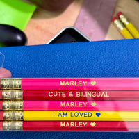 Personalized Pencils