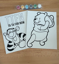 Winnie the Pooh Paint Canvas