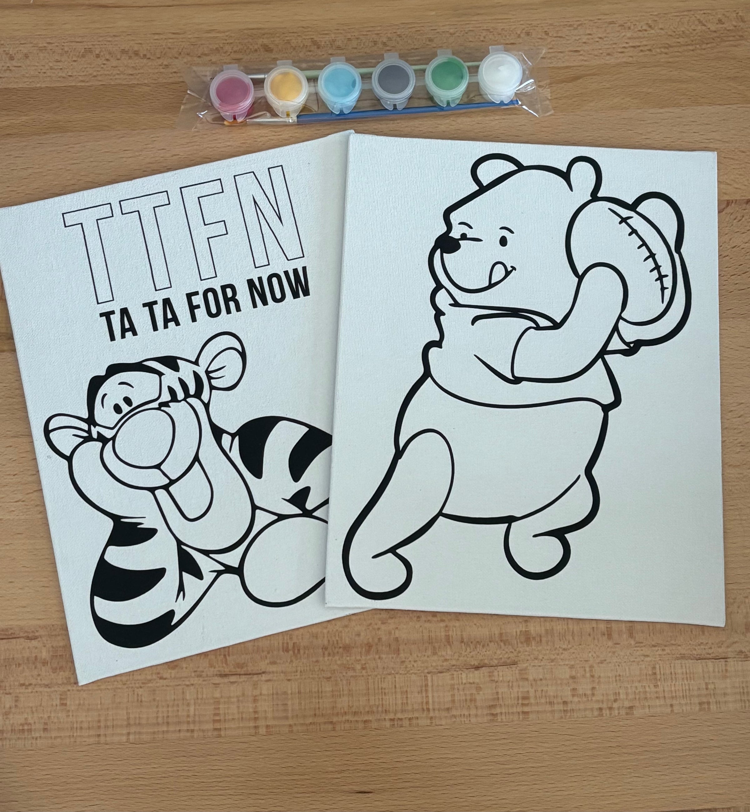 Winnie the Pooh Paint Canvas