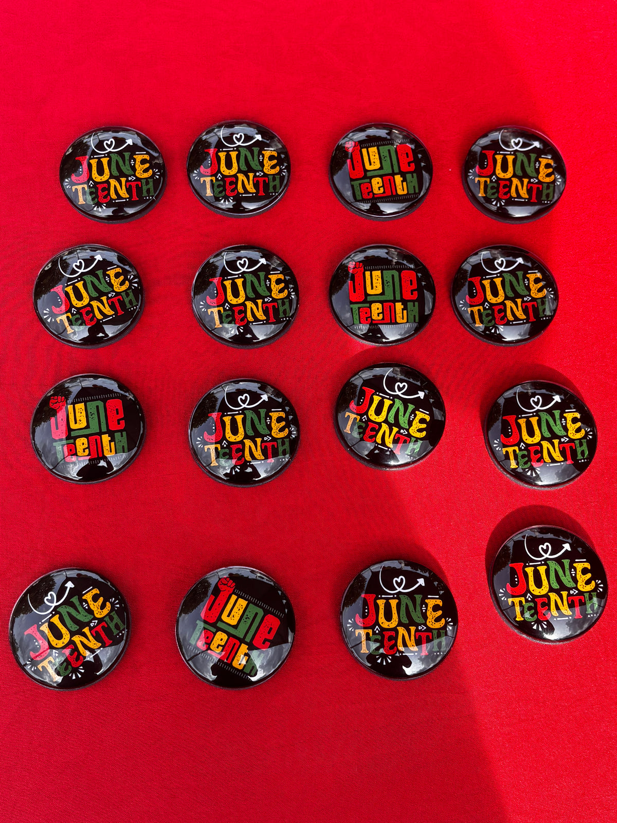 Juneteenth Glass Magnets