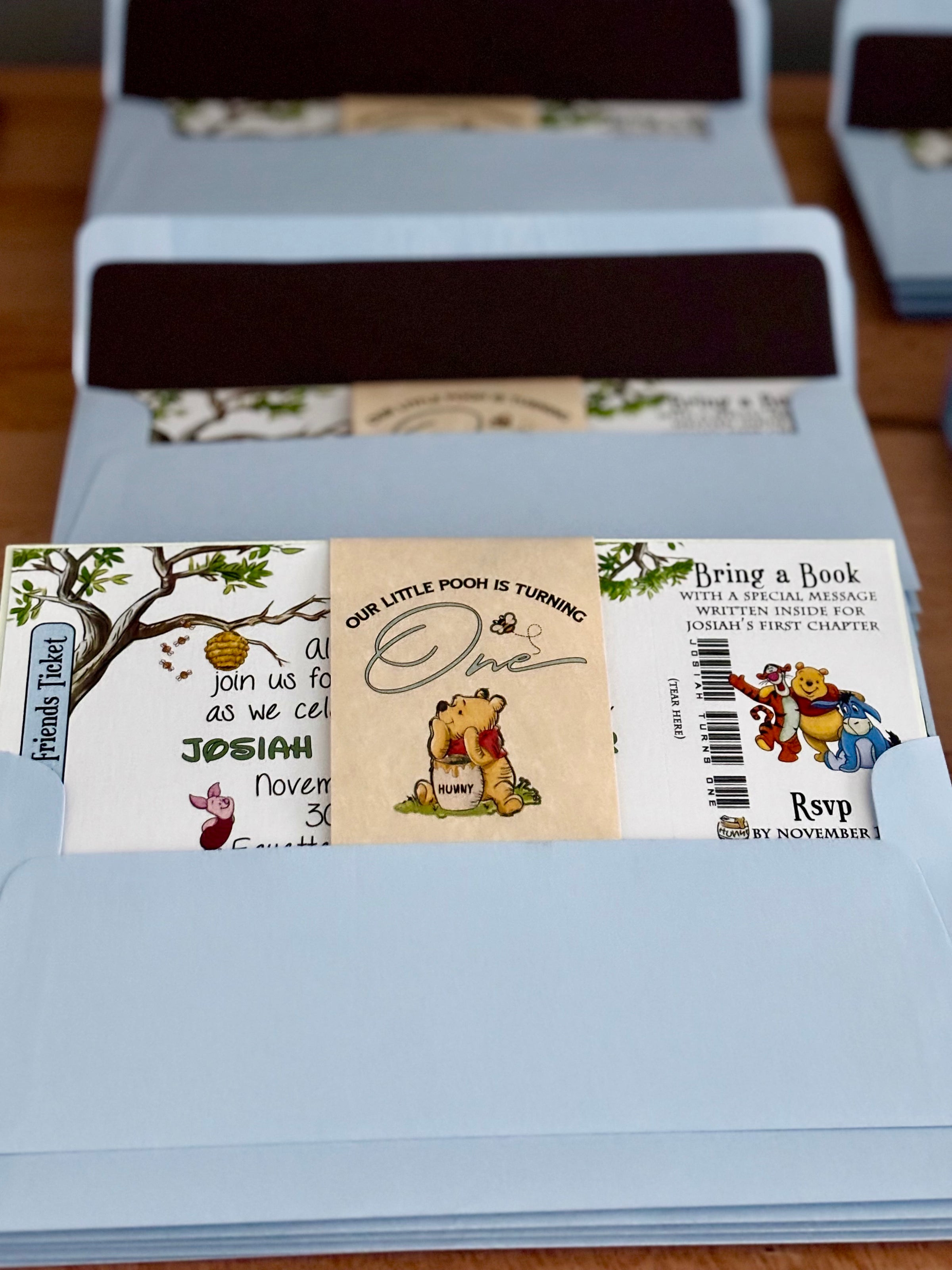 Winnie the Pooh Invites