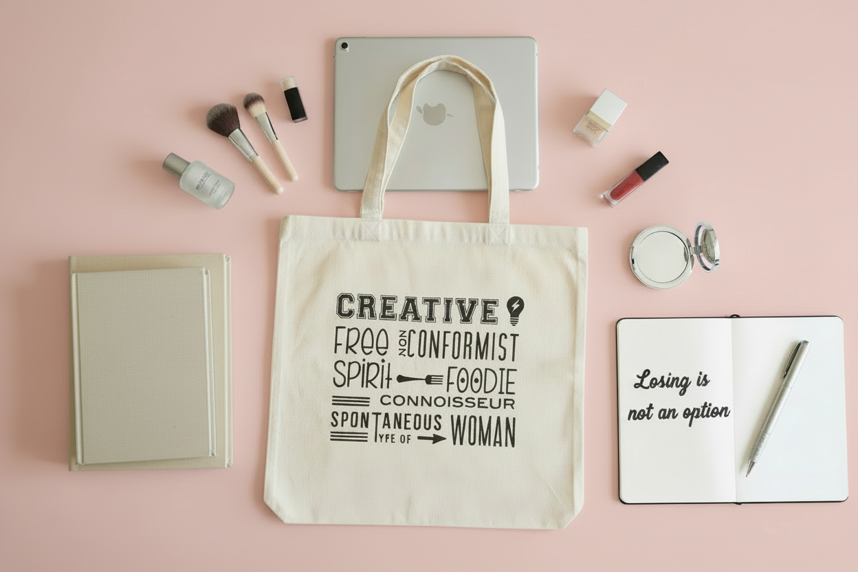 Just My Type Tote Bag