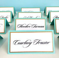 Tiffany Blue Wedding Invitation - Pocket Fold Invite