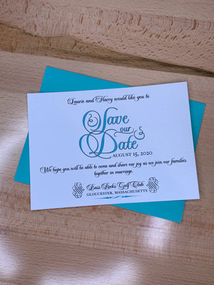 Unique Save the date invite
