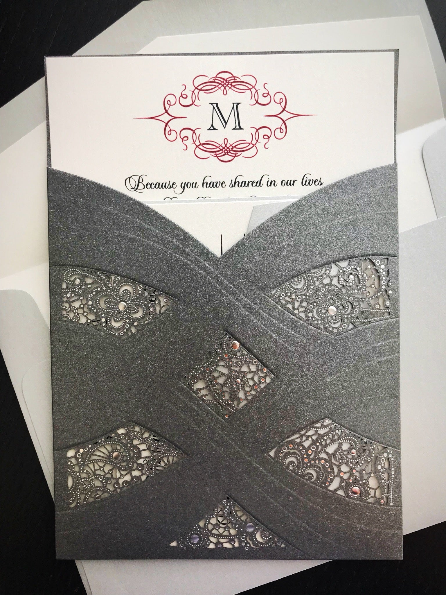 Silver wedding palette