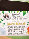 jungle animal theme baby shower ideas