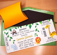 unique baby shower invite