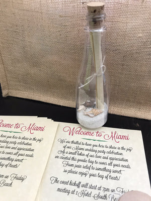 Message in a bottle theme