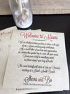 Welcome Wedding Notes