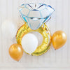Engagement ring balloon for party or pictues