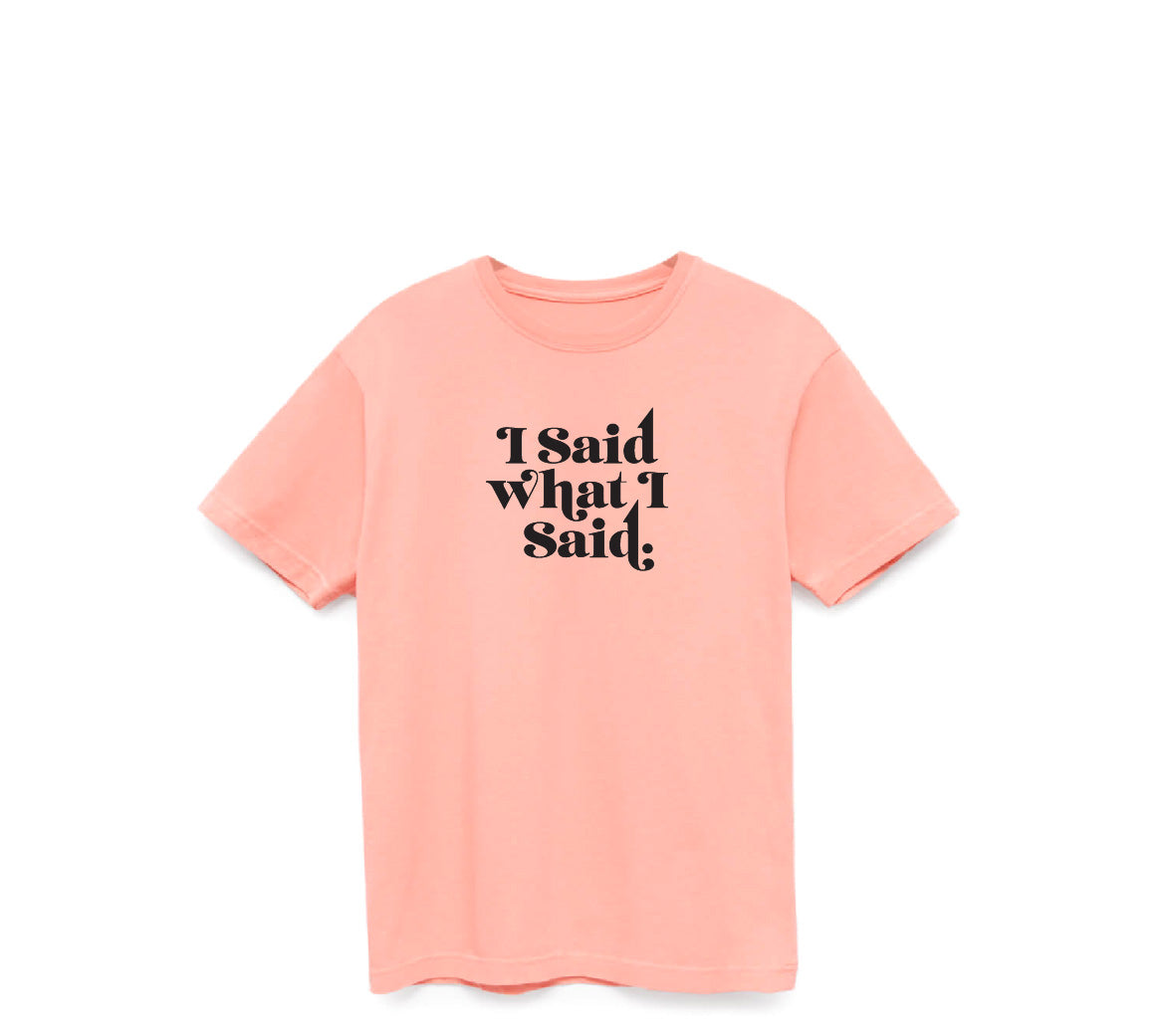 I Said What I Said T-Shirt