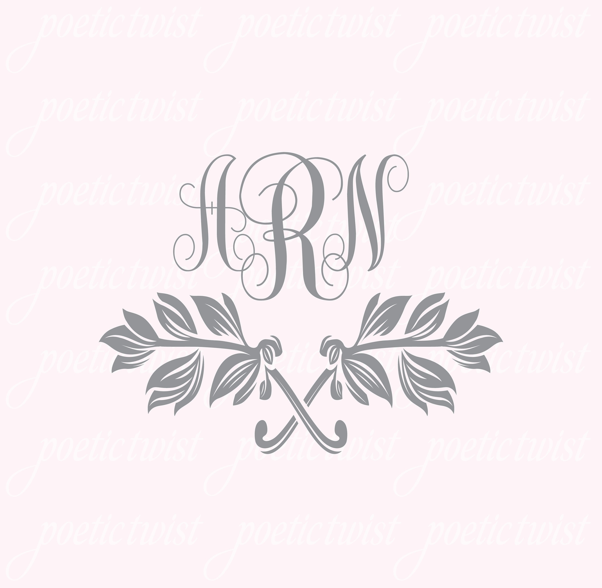 Wedding Monogram Script