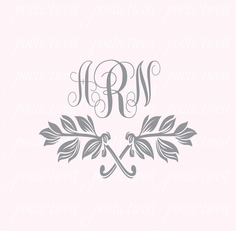 Wedding Monogram Script