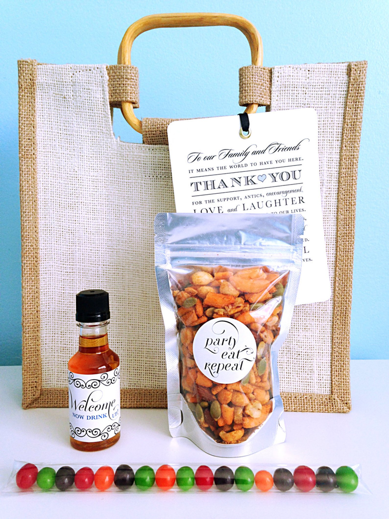 Party Favor Snack Bags - Welcome Bag Fillers - Dessert Table