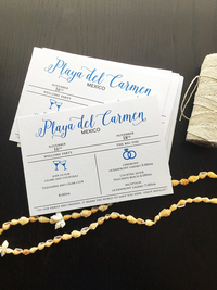 wedding timeline for destination weddings