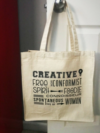 Just My Type Tote Bag