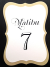 Elegant Table Numbers