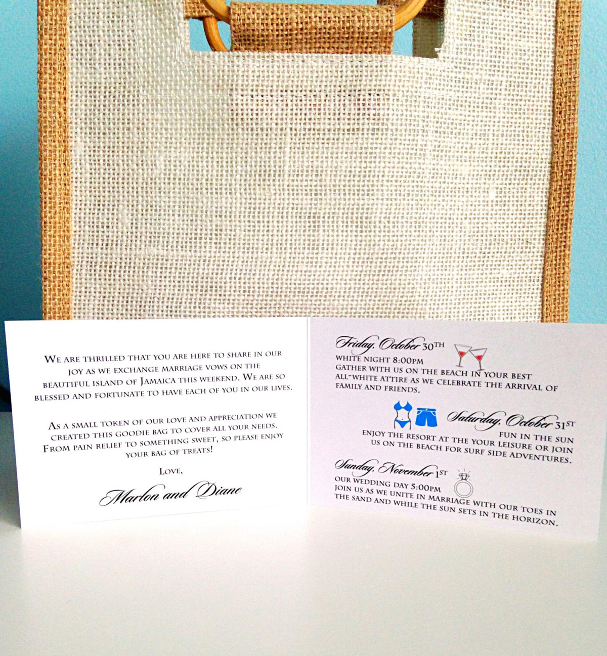 Unique wedding itineraries 