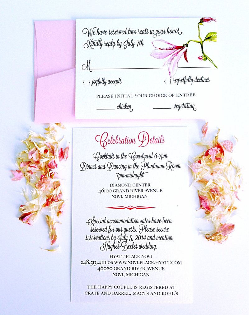 blush wedding color palette