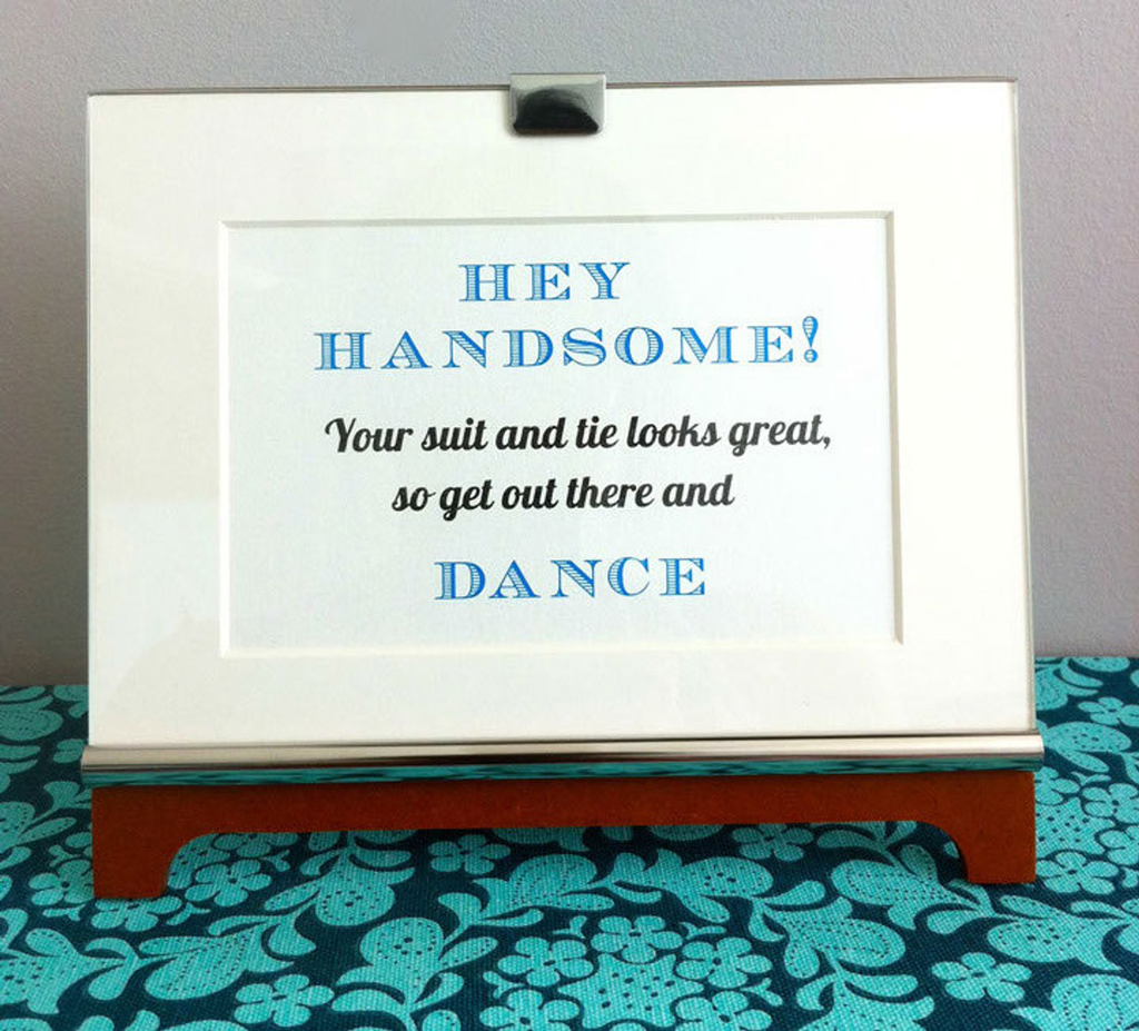 Hey Handsome- Dance Sign