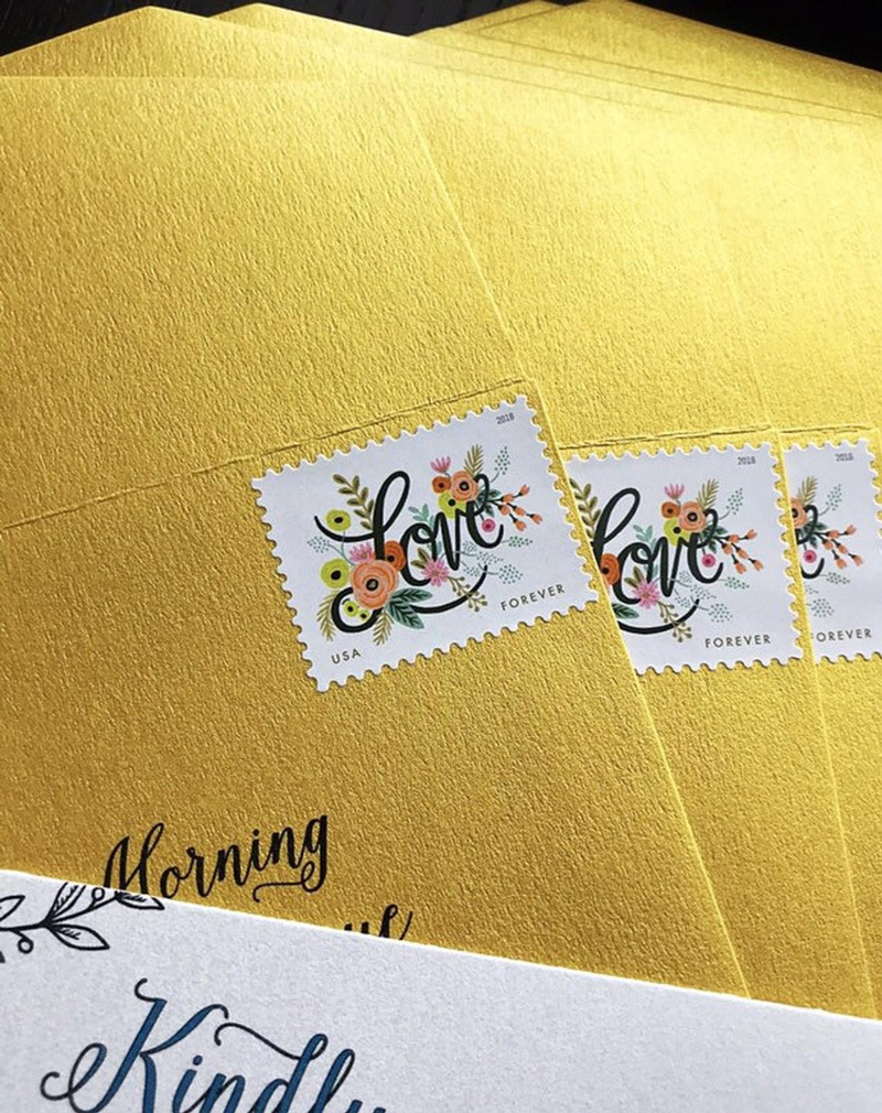 Monogram Wedding Invitation Suite