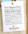 Wedding Tags-Thank You Tags-Guest Bag Tags