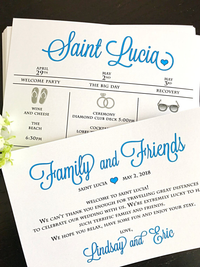 welcome note and itinerary