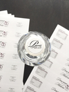 Personalized Water Bottle Labels - Wedding Rings