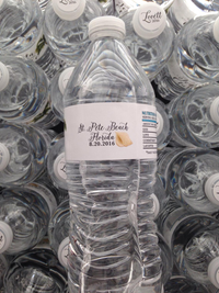 Personalized Water Bottle Labels-Palm Tree