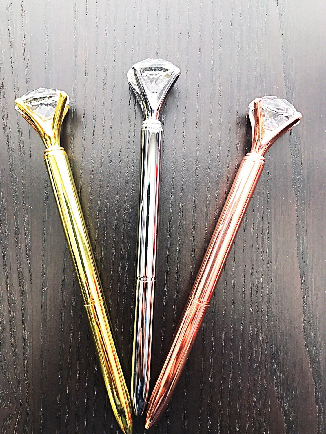 Faux Bling Diamond Pen - Journal - Wedding Guest Book - Gift