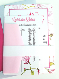 garden wedding invitation