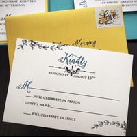 Monogram Wedding Invitation Suite